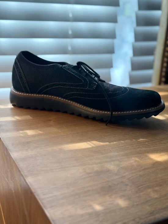 J Murphy Johnston Murphy Duncan Oxford Mens 11M Black Wingtip Dress Casual Shoes main image 5